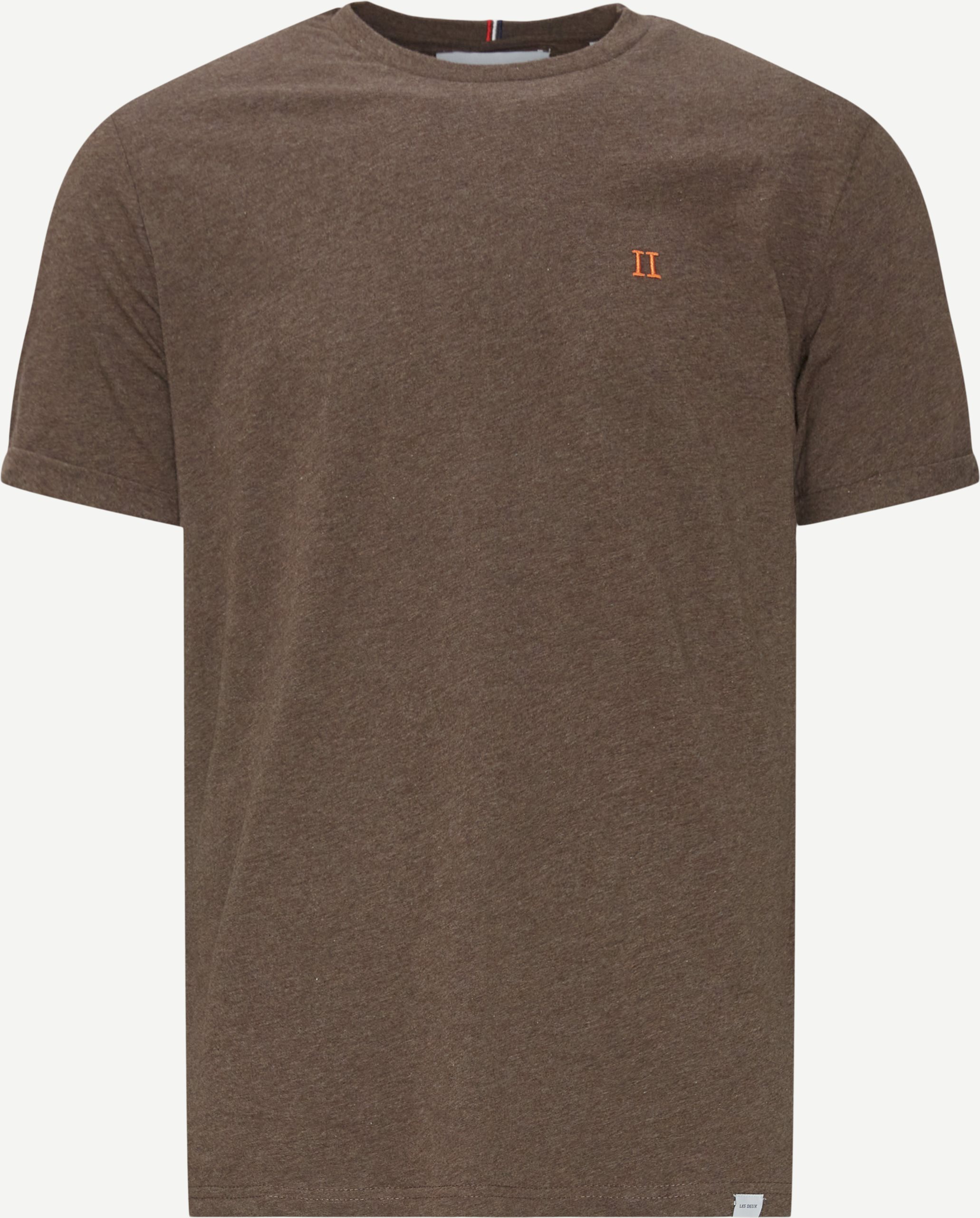 T-shirts - Regular fit - Brun